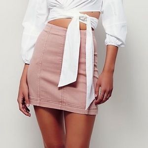 Free People Modern Femme Mini Skirt